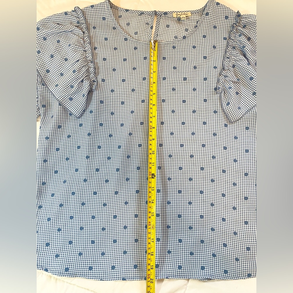 Lily White Ruffle Short Sleeve Top - Picture 4 of 8
